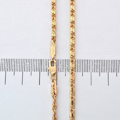 Цепочка 55 см Xuping из медицинского золота позолота 18К (04265) 04265 фото