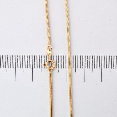 Цепочка 55 см Xuping из медицинского золота позолота 18К (04274) 04274 фото