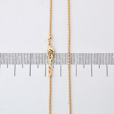 Цепочка 40 см Xuping из медицинского золота позолота 18К (04275) 04275 фото