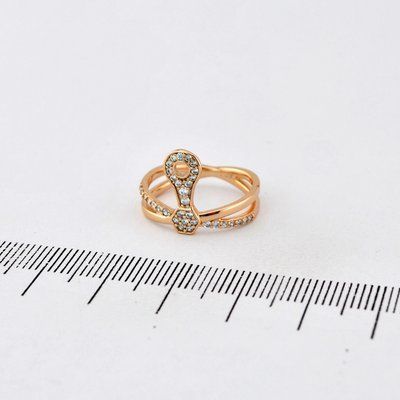 Кольцо Xuping из медицинского золота позолота 18К (03649-18) 03649-18 фото
