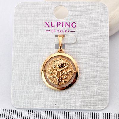 Кулон Xuping з медичного золота позолота 18К (03444) 03444 фото