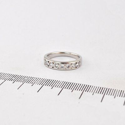 Каблучка Xuping з медичного золота родій (03701-19) 03701-19 фото