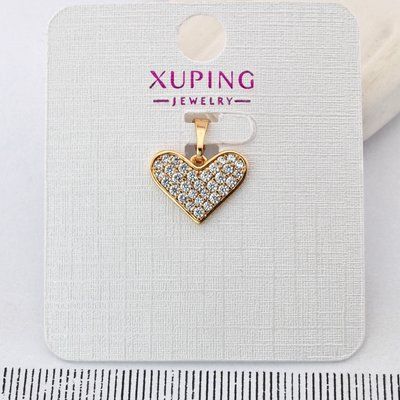 Кулон Xuping серце з медичного золота позолота 18К (04183) 04183 фото