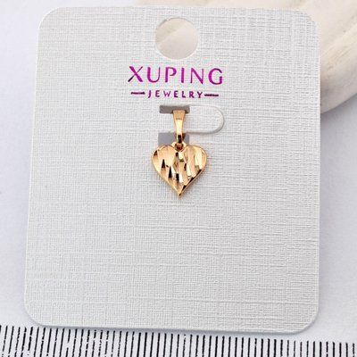 Кулон Xuping серце з медичного золота позолота 18К (03446) 03446 фото