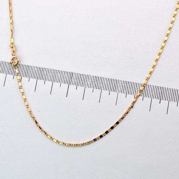 Цепочка 45 см Xuping из медицинского золота позолота 18К (03844) 03844 фото