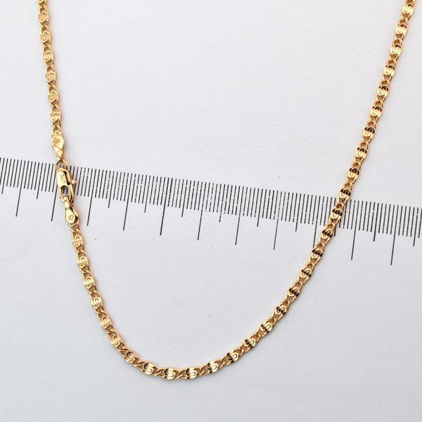 Цепочка 60 см Xuping из медицинского золота позолота 18К (03848) 03848 фото