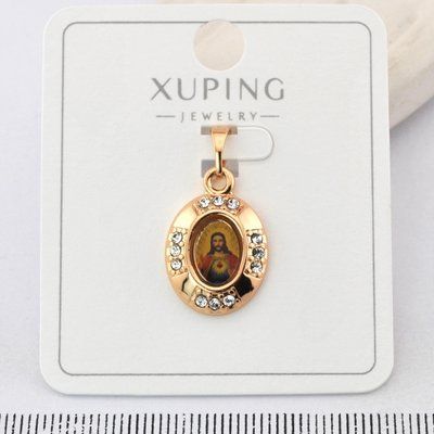 Ладанка Xuping з медичного золота позолота 18К (03915) 03915 фото