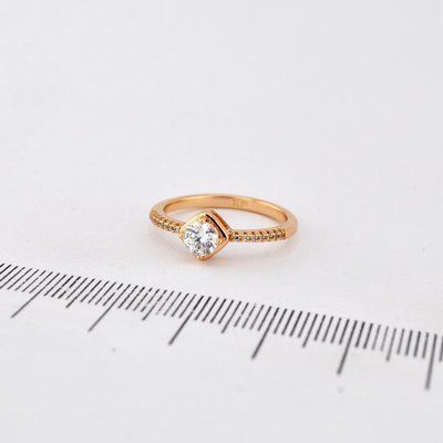 Кольцо Xuping из медицинского золота позолота 18К (03371-17) 03371-17 фото