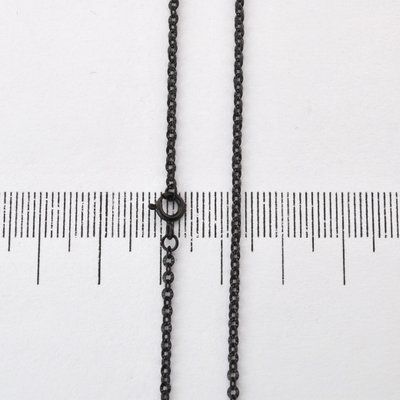 Ланцюжок 45 см Xuping TTM з медичного золота чорний титан (04392) 04392 фото