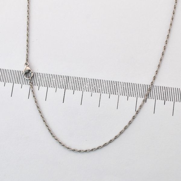 Цепочка 60 см Xuping из медицинского золота родий (03941) 03941 фото