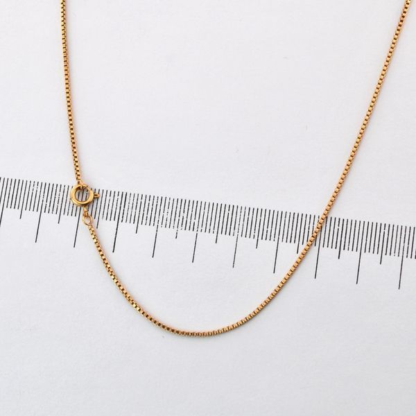 Цепочка 50 см Xuping из медицинского золота позолота 18К (04489) 04489 фото