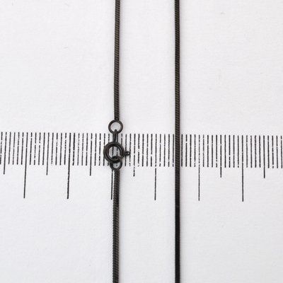 Ланцюжок 45 см Xuping TTM з медичного золота чорний титан (04393) 04393 фото