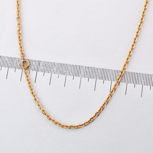 Цепочка 50 см Xuping из медицинского золота позолота 18К (04516) 04516 фото
