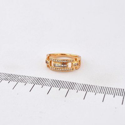 Кольцо Xuping из медицинского золота позолота 18К (03878-19) 03878-19 фото