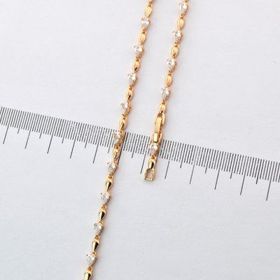 Браслет на руку 17+2 см Xuping з медичного золота позолота 18К (04347) 04347 фото