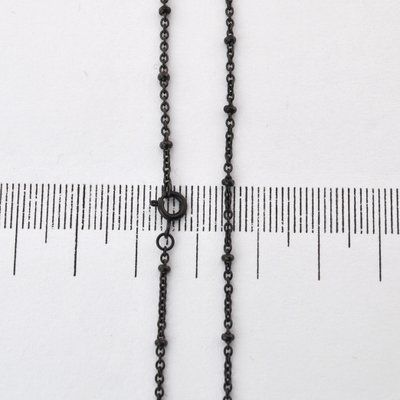 Ланцюжок 45 см Xuping TTM з медичного золота чорний титан (04397) 04397 фото