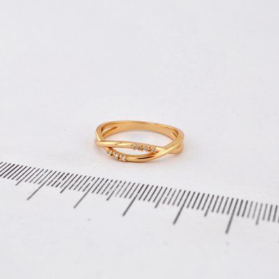 Каблучка Xuping з медичного золота позолота 18К (03373-18) 03373-18 фото
