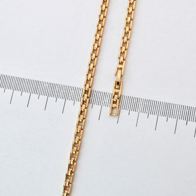 Браслет на руку 17+2 см Xuping з медичного золота позолота 18К (03991) 03991 фото