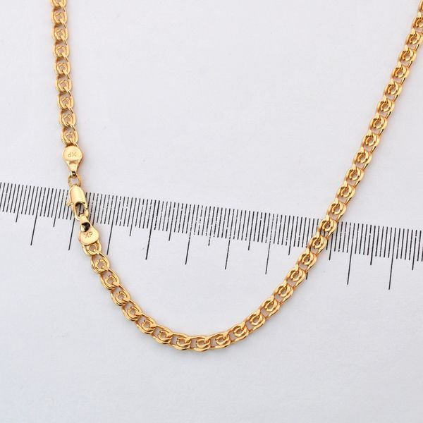 Цепочка 60 см Xuping из медицинского золота позолота 18К (03929) 03929 фото