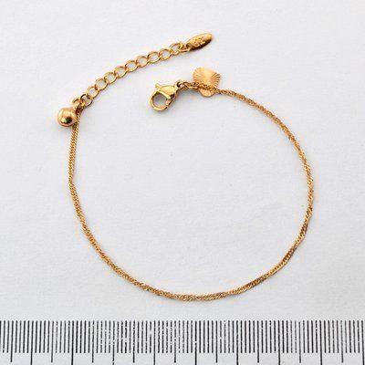 Браслет на руку 17+3 см Xuping з медичного золота позолота 18К (03471) 03471 фото