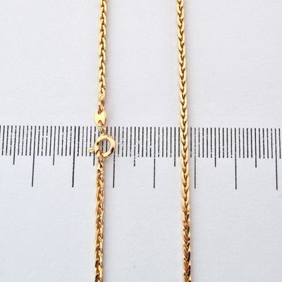 Цепочка 45 см Xuping из медицинского золота позолота 18К (03934) 03934 фото