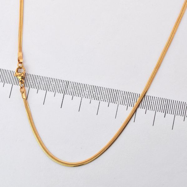 Цепочка 60 см Xuping из медицинского золота позолота 18К (04482) 04482 фото