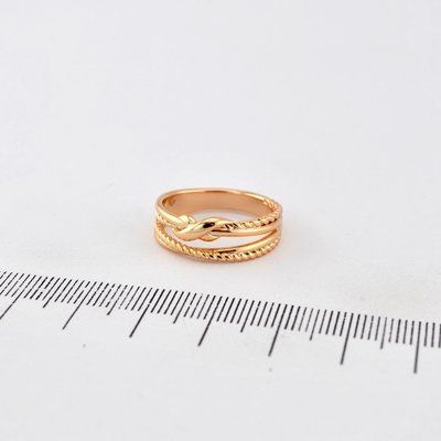 Кольцо Xuping из медицинского золота позолота 18К (03618-17) 03618-17 фото
