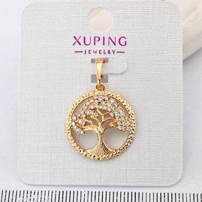 Кулон Xuping дерево жизни из медицинского золота позолота 18К (04436) 04436 фото