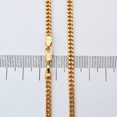 Цепочка 60 см Xuping из медицинского золота позолота 18К (03937) 03937 фото