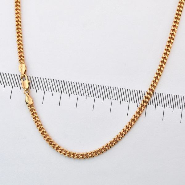 Цепочка 60 см Xuping из медицинского золота позолота 18К (03937) 03937 фото