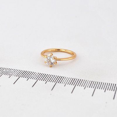 Кольцо Xuping из медицинского золота позолота 18К (03872-17) 03872-17 фото