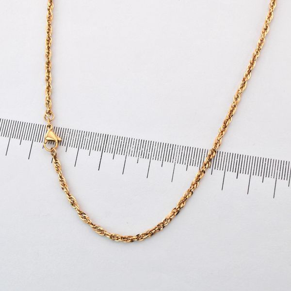 Ланцюжок 45 см Xuping з медичного золота позолота 18К (03778) 03778 фото