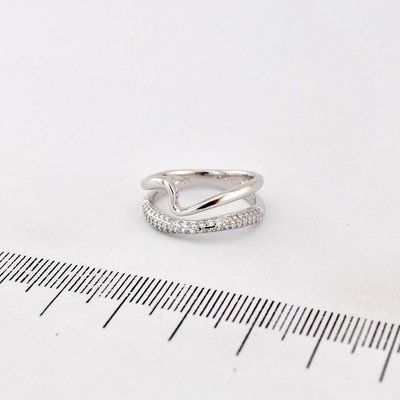 Каблучка Xuping з медичного золота родій (03698-17) 03698-17 фото