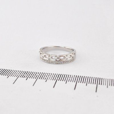Кольцо Xuping из медицинского золота родий (03395-17) 03395-17 фото