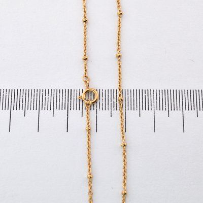 Цепочка 40 см Xuping из медицинского золота позолота 18К (03781) 03781 фото